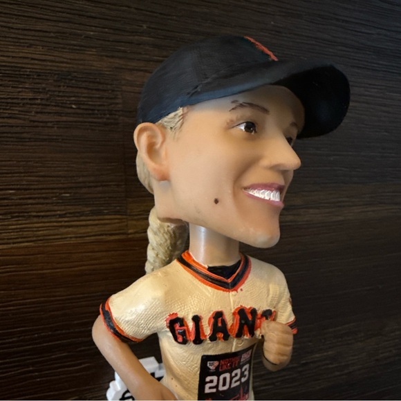 San Francisco Giants MLB Baseball 2023 Giants Race Alyssa Nakken Bobblehead - Picture 2 of 16
